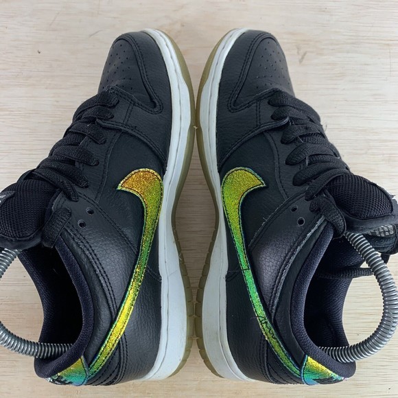 Nike SB Dunk Low Pro Sparkle Oil Black Multicolor 304292-091 Women's 7.5 - Picture 8 of 10